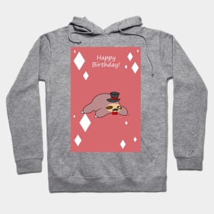 "Happy Birthday" Dapper Sloth Hoodie